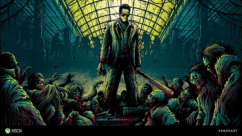 Dead Rising Zombie Blood Frank West vdeo game, Blood of The Dead HD wallpaper