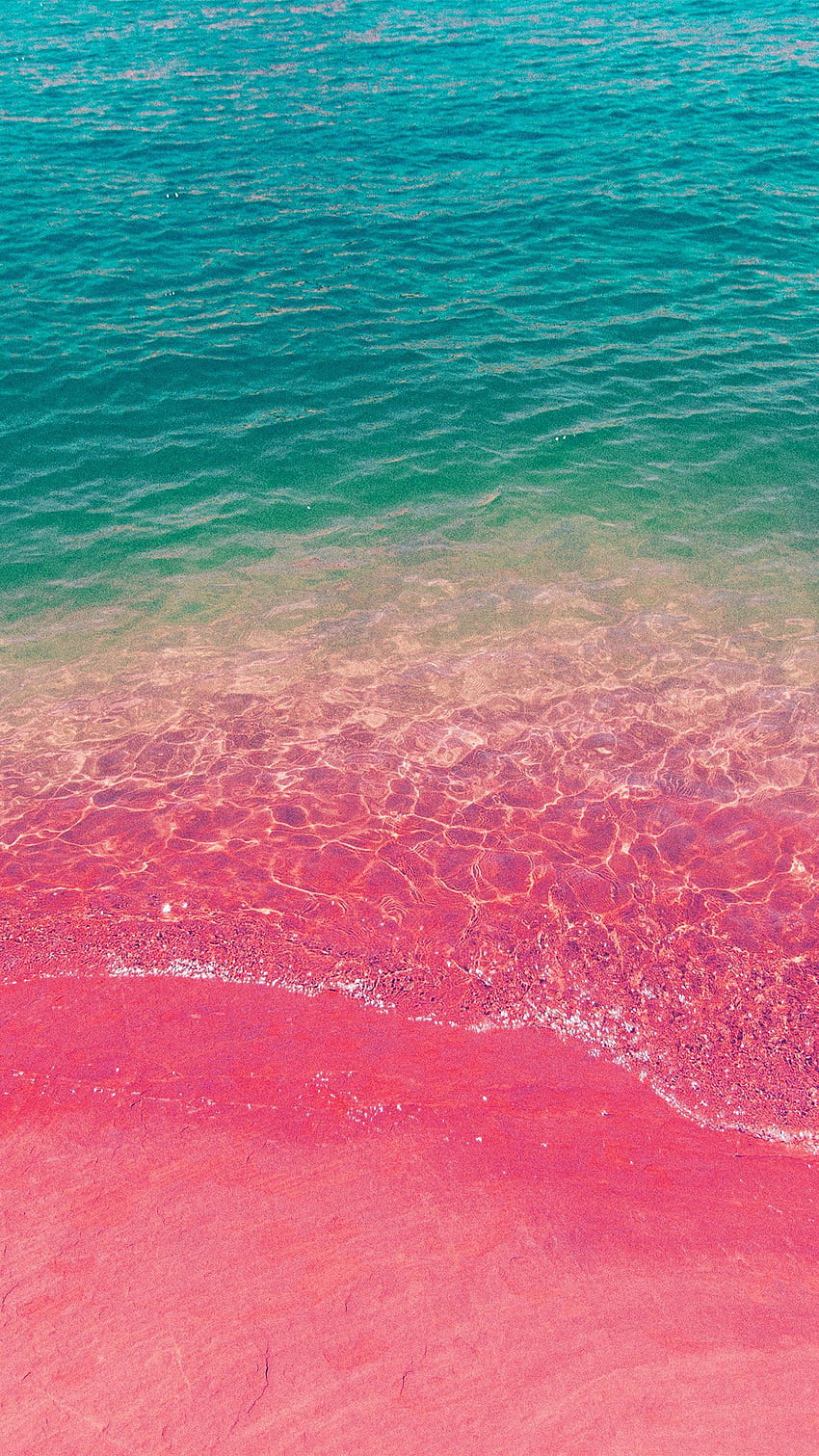 iPhone X . sea water beach summer nature pink, Colorful Summer Beach HD phone wallpaper