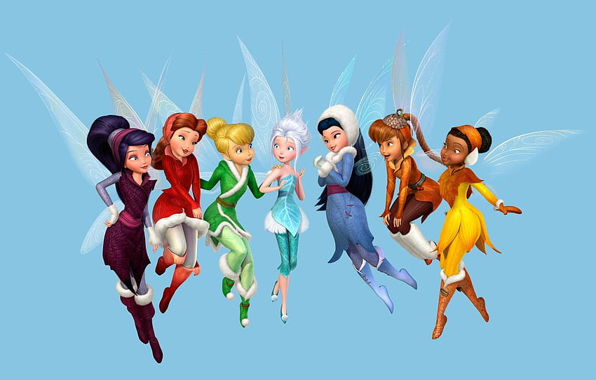 Periler, Disney, Tinkerbell, Tinker Bell, Tinker Bell ve Kanatların Sırrı, Kış ormanının Sırrı, Disney Perileri için , bölüm фильмы, Tinkerbell Noel HD duvar kağıdı