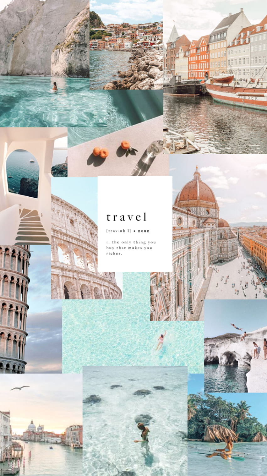 Dicas de viagens para férias em família - VIAJE COM MERAKI - Viaje em 2021. tela de bloqueio do tumblr, estética, fundo do iPhone Papel de parede de celular HD