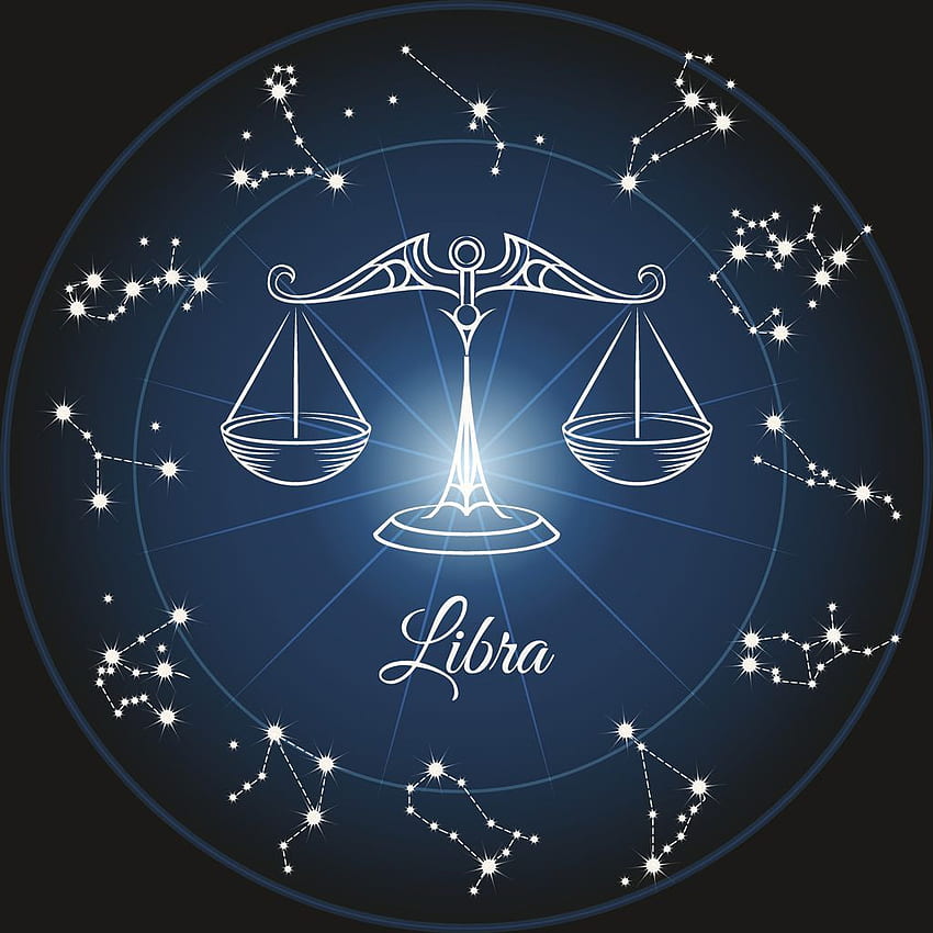 Constelação de Libra. Constelação de libra, Signo do zodíaco libra, Constelações Papel de parede de celular HD