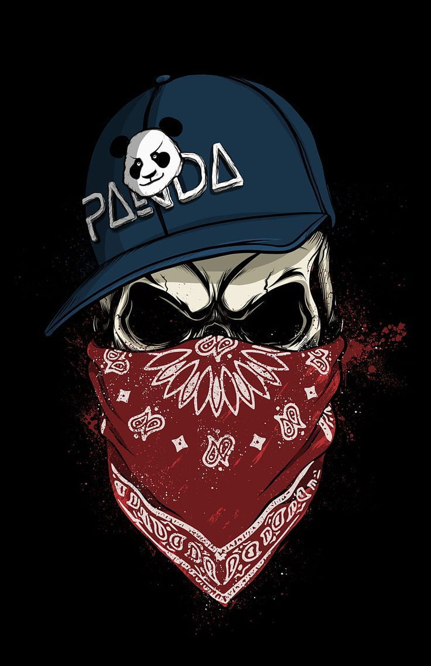 Gangster Skull, Gangsta Skull HD phone wallpaper
