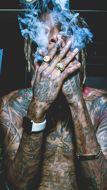 Wiz khalifa Rapper Goggles Face Tattoo Wiz Khalifa Sick HD phone wallpaper   Pxfuel