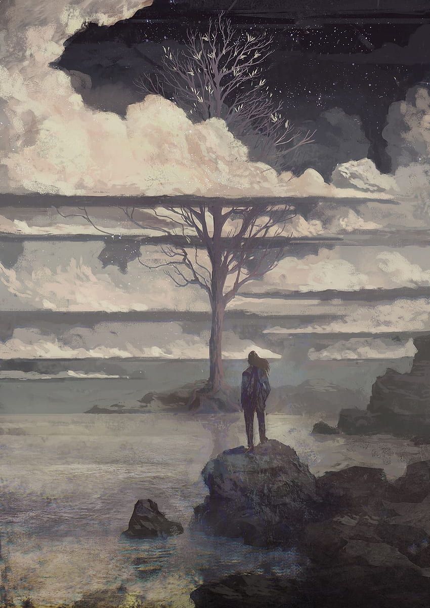 Gojira, Adrien Girod. Arte da capa do álbum, Arte conceitual digital, Arte Papel de parede de celular HD