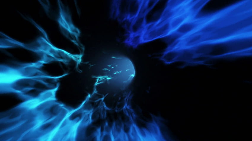 Vortex temporel en boucle Inspiré d'une série télévisée populaire Version 2 Blue Cyan Motion Background, Doctor Who Time Vortex Fond d'écran HD
