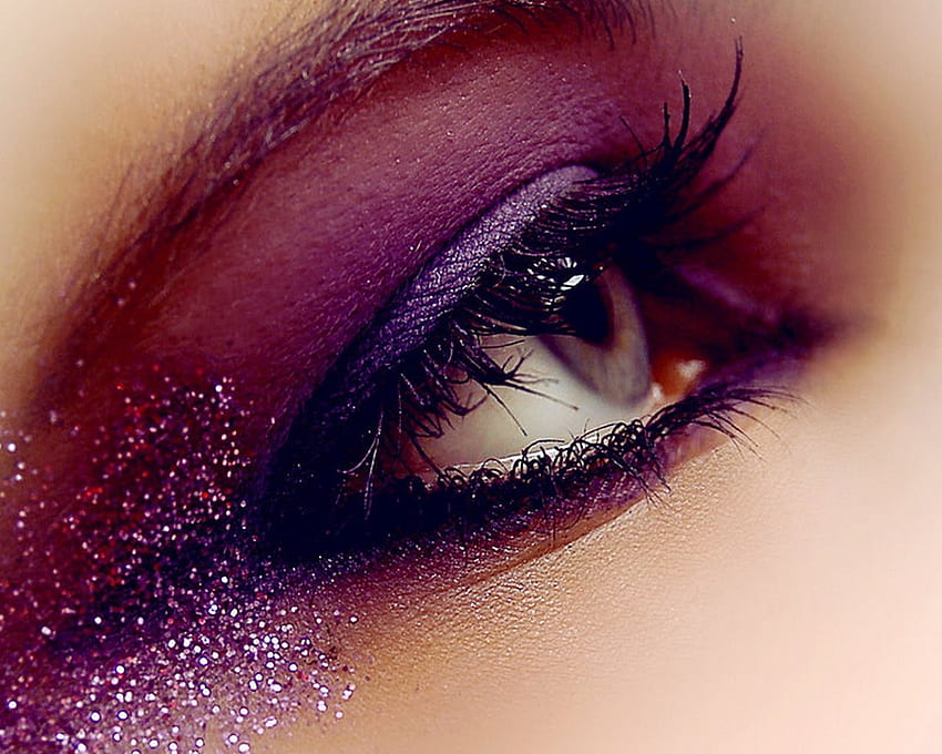 Eye Makeup (1280×1024). Glitter Eyes, Glitter Eye Makeup, Purple Eyes, Eyeshadow HD wallpaper