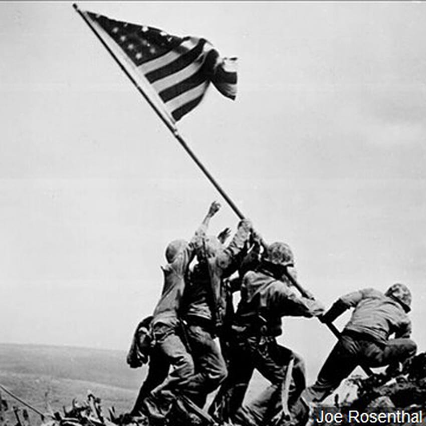 Marinir benar identitas orang kedua yang mengibarkan bendera di Iwo Jima, Pertempuran Iwo Jima wallpaper ponsel HD