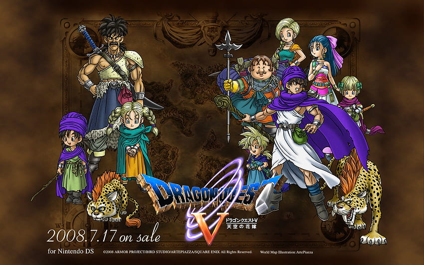 Dragon Quest V and Background HD wallpaper