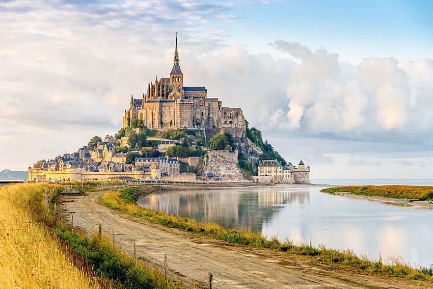 Mont Saint Michel Cantik , Dalam Semua Resolusi Tinggi, Mont-Saint-Michel Wallpaper HD