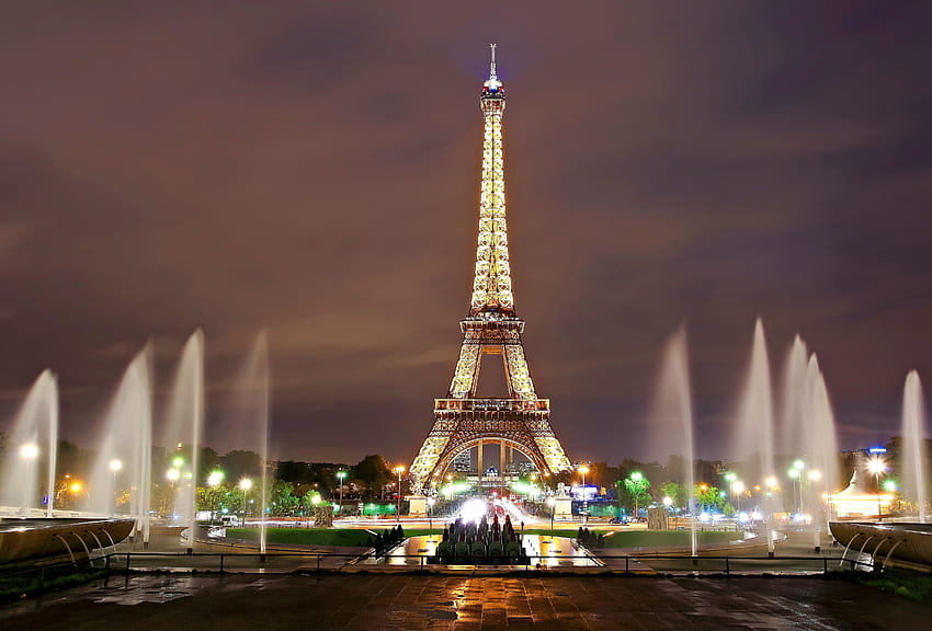 Arquitetura: Torre Eiffel de Paris para 16:9 papel de parede HD