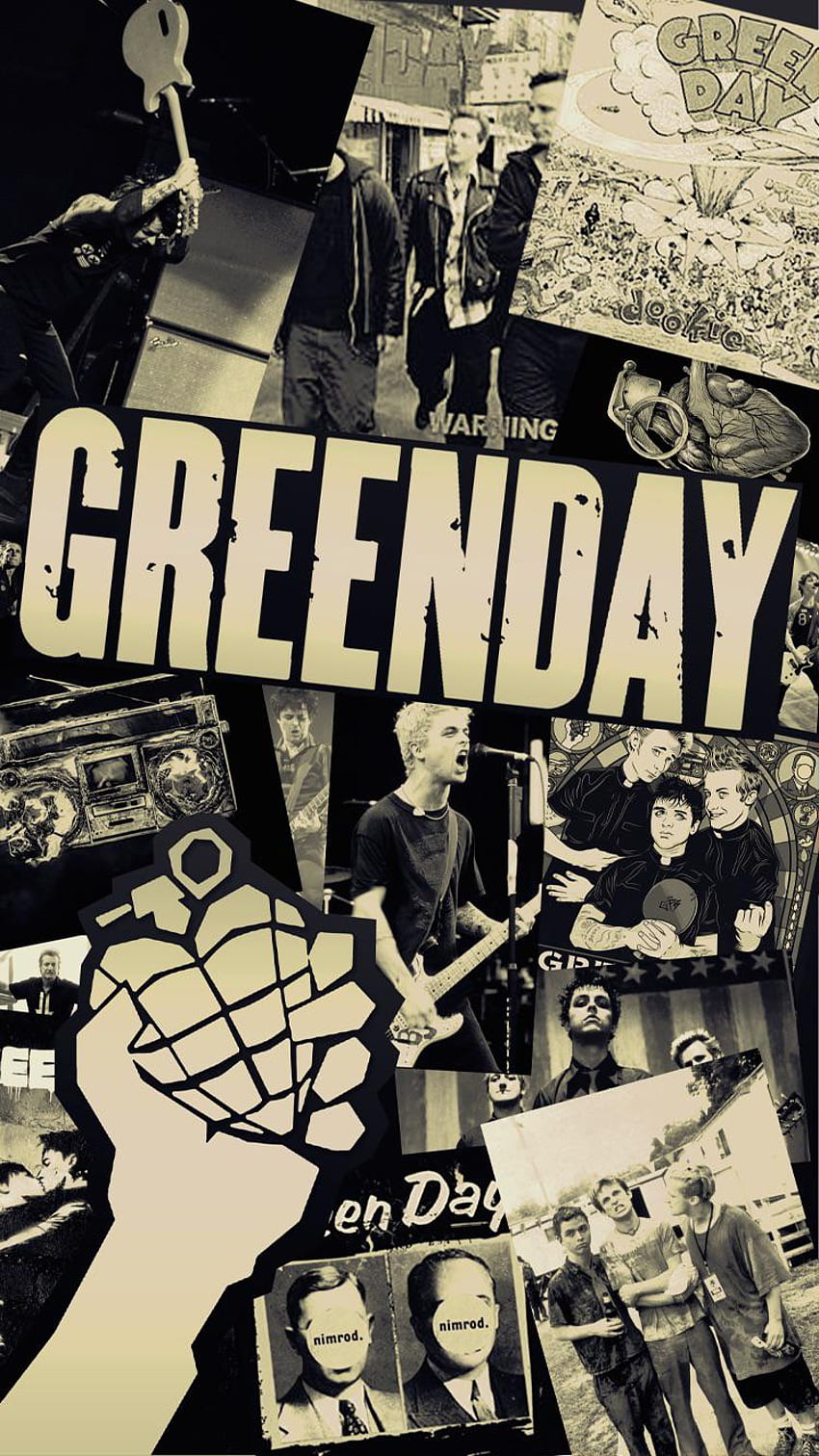 I made this in the style of on Twitter. (Designed for iPhone 7): greenday HD phone wallpaper