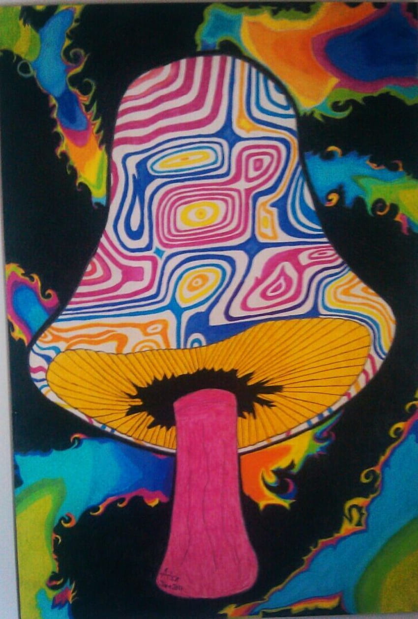 Colorful Mushroom by Stefan Hagar  Under the Needle