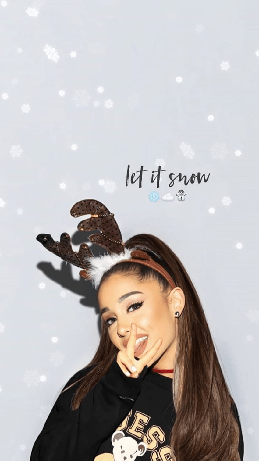 Ariana Grande Christmas, Ariana Grande Logo HD phone wallpaper