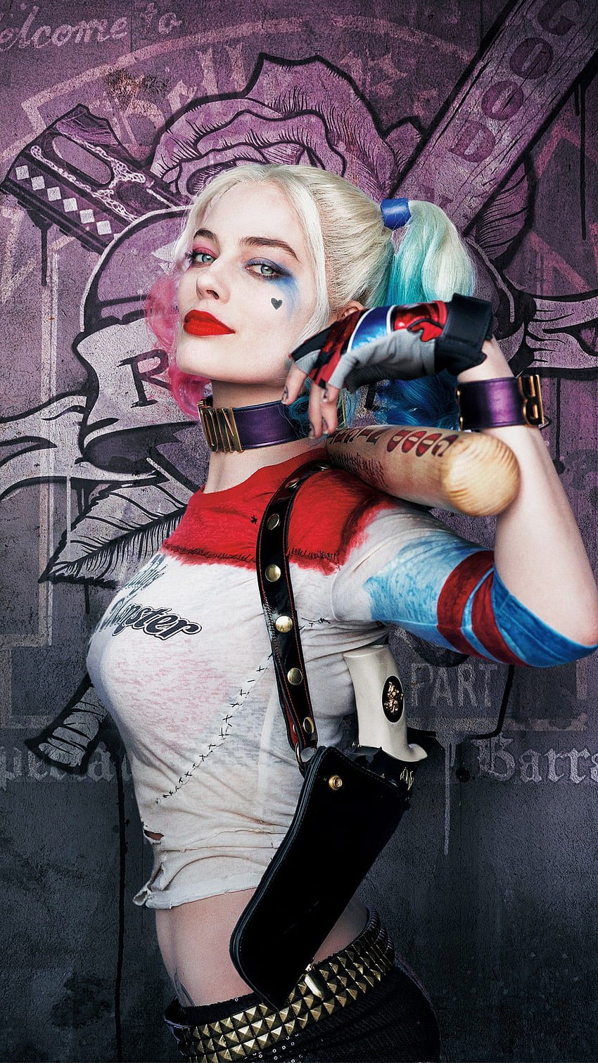 Harley Quinn Margot Robbie Selbstmordkommando ., Selbstmordkommando iPhone HD-Handy-Hintergrundbild