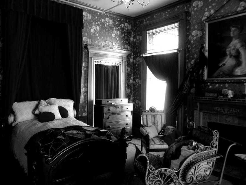 Impressive Gothic Bedroom - Black Victorian Bedroom - - , Gothic Room HD wallpaper
