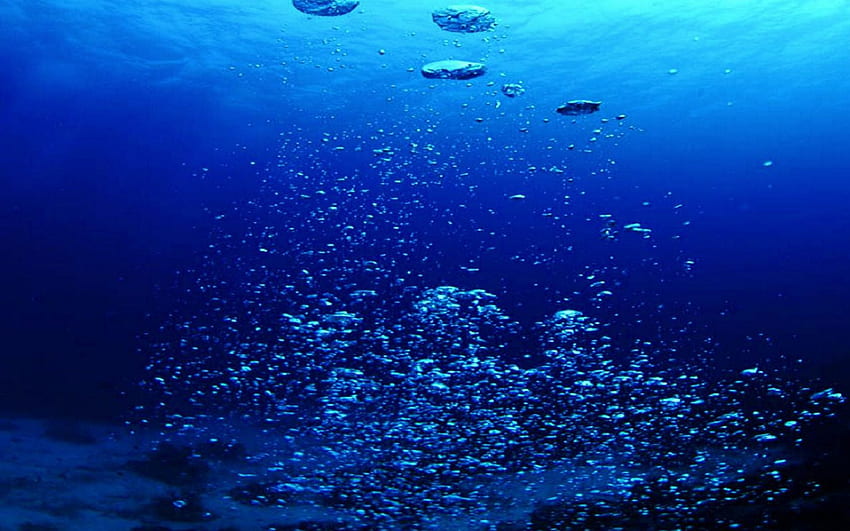 Deep Blue Sea Background HD wallpaper