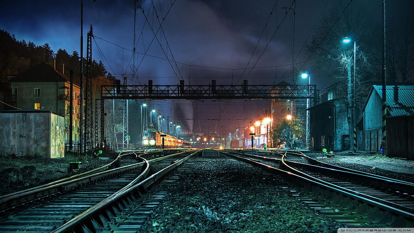 Train Station At Night ❤ for Ultra TV HD wallpaper