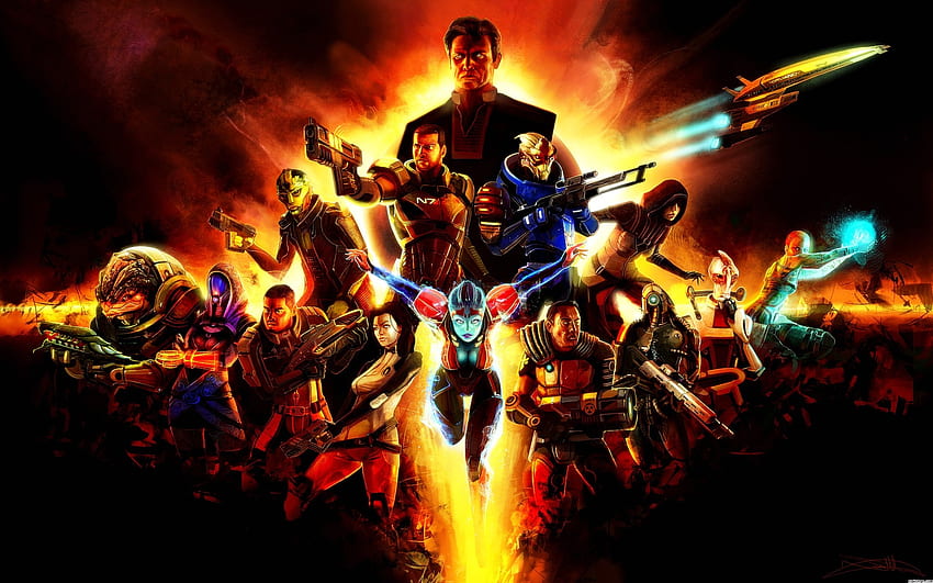 Video Game - Mass Effect 2 Legion (Mass Effect) Zaeed Massani Grunt (Mass Wallpaper HD