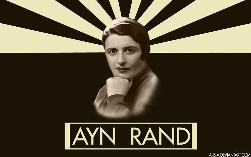 Ayn Rand's Stream of Philosophy HD wallpaper