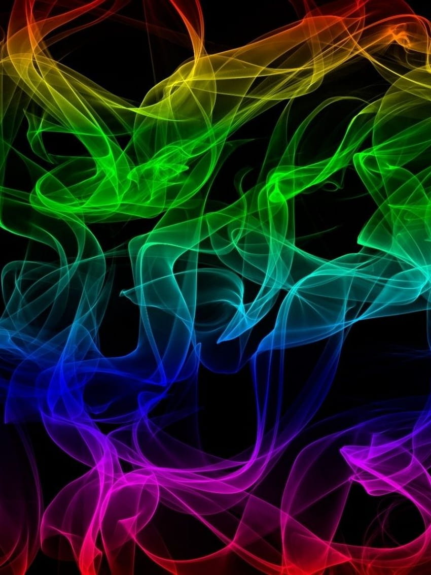 Abstract Rainbow Smoke, Rainbow Mac HD phone wallpaper | Pxfuel