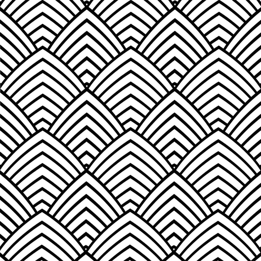 Schwarz-weißes Abzieh- und Aufklebe-modernes geometrisches selbstklebendes schwarzes Streifen-entfernbares Wandpapier Weißes abziehbares und aufklebendes dekoratives Kontaktpapier Regalauskleidungs-Vinylfolie, Weiß mit schwarzen Linien Modern HD-Handy-Hintergrundbild