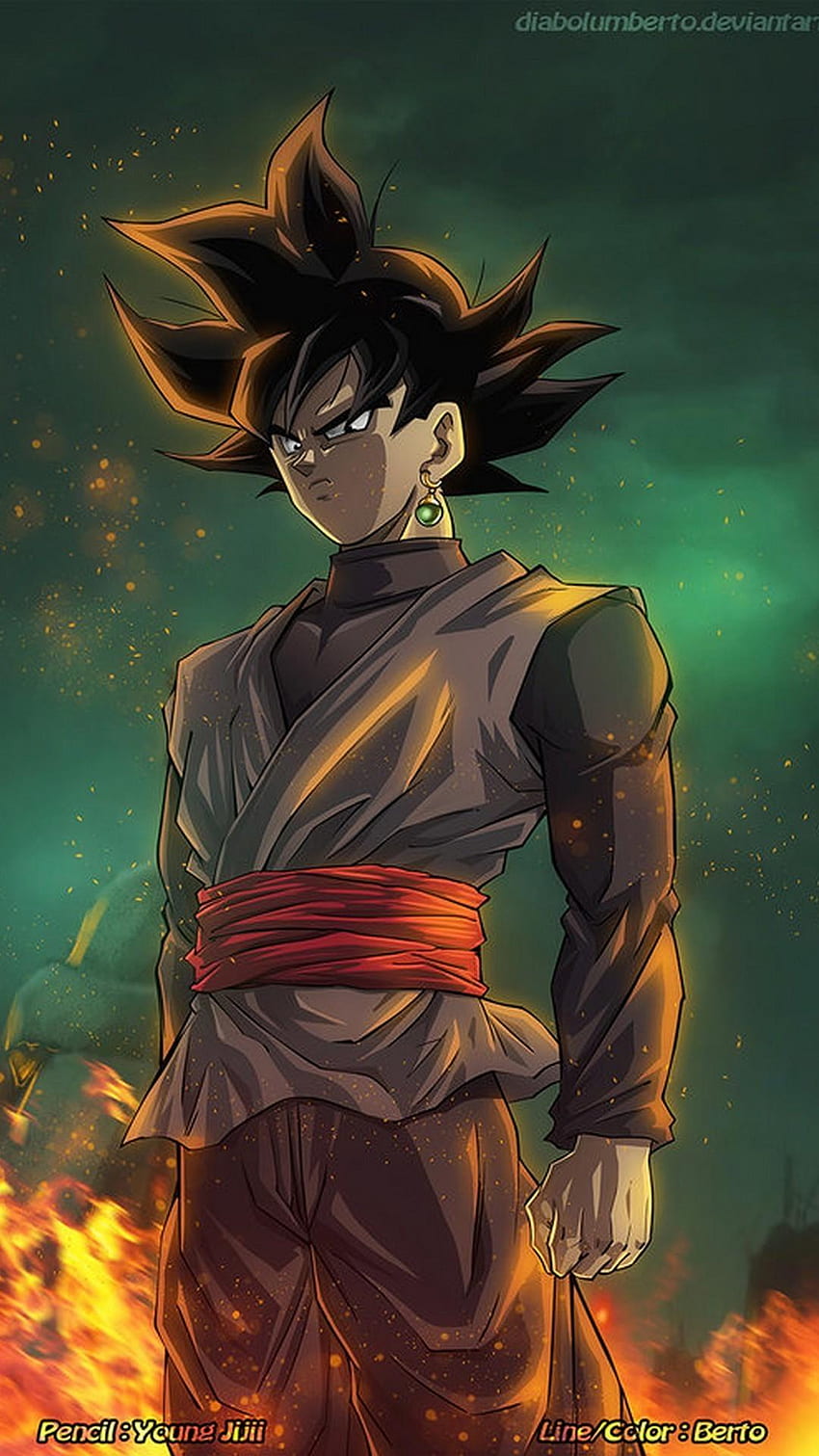 Cool Black Goku, Badass Goku HD phone wallpaper