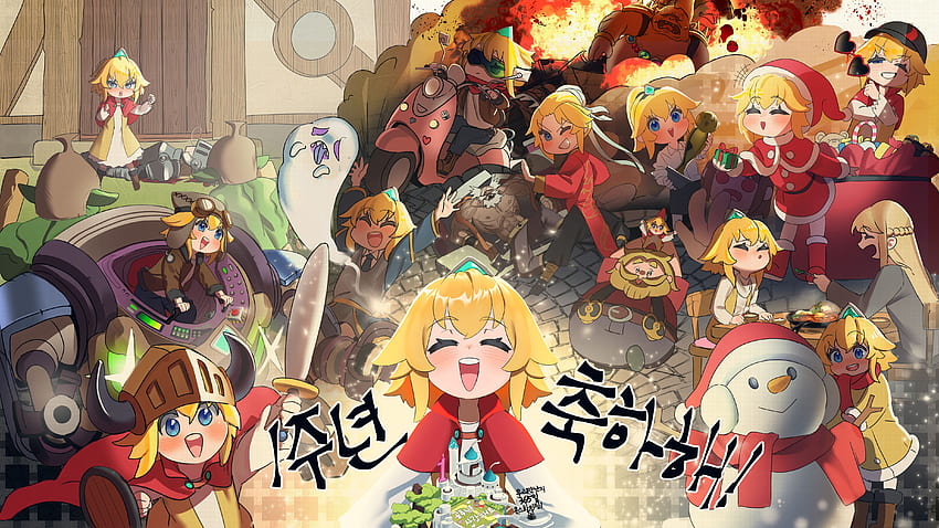 Little Princess (Guardian Tales) Anime Board HD wallpaper