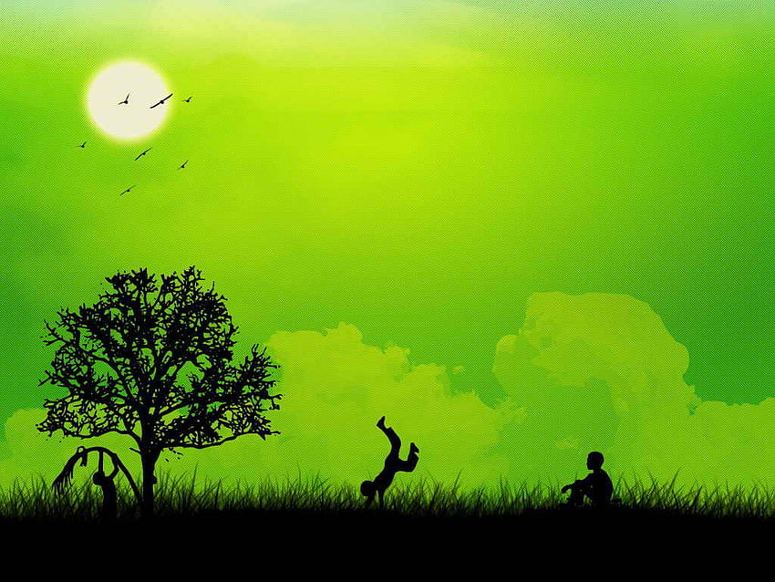 cool life!, green , abstract, fantasy, entertainment, other, cute HD wallpaper