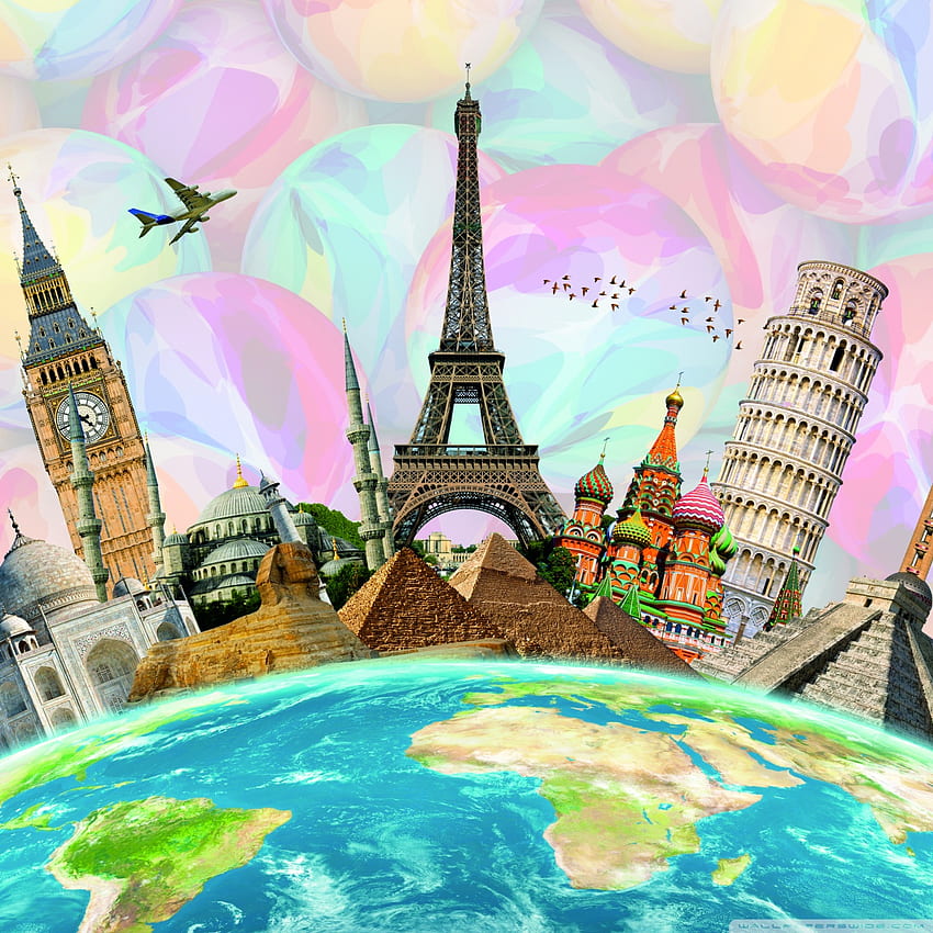 Travel the World Ultra Background for U TV : & UltraWide & Laptop : Tablet : Smartphone, Travel Around The World HD phone wallpaper