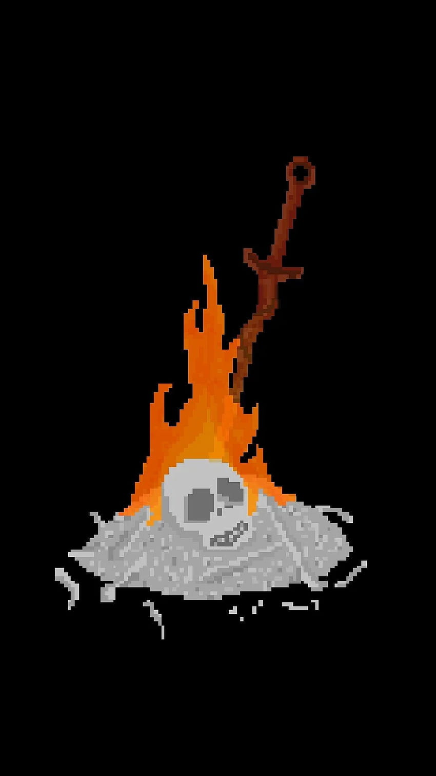 Animated bonfire GIF background for Mobile Phone : darksouls3, Dark Souls 2 HD phone wallpaper