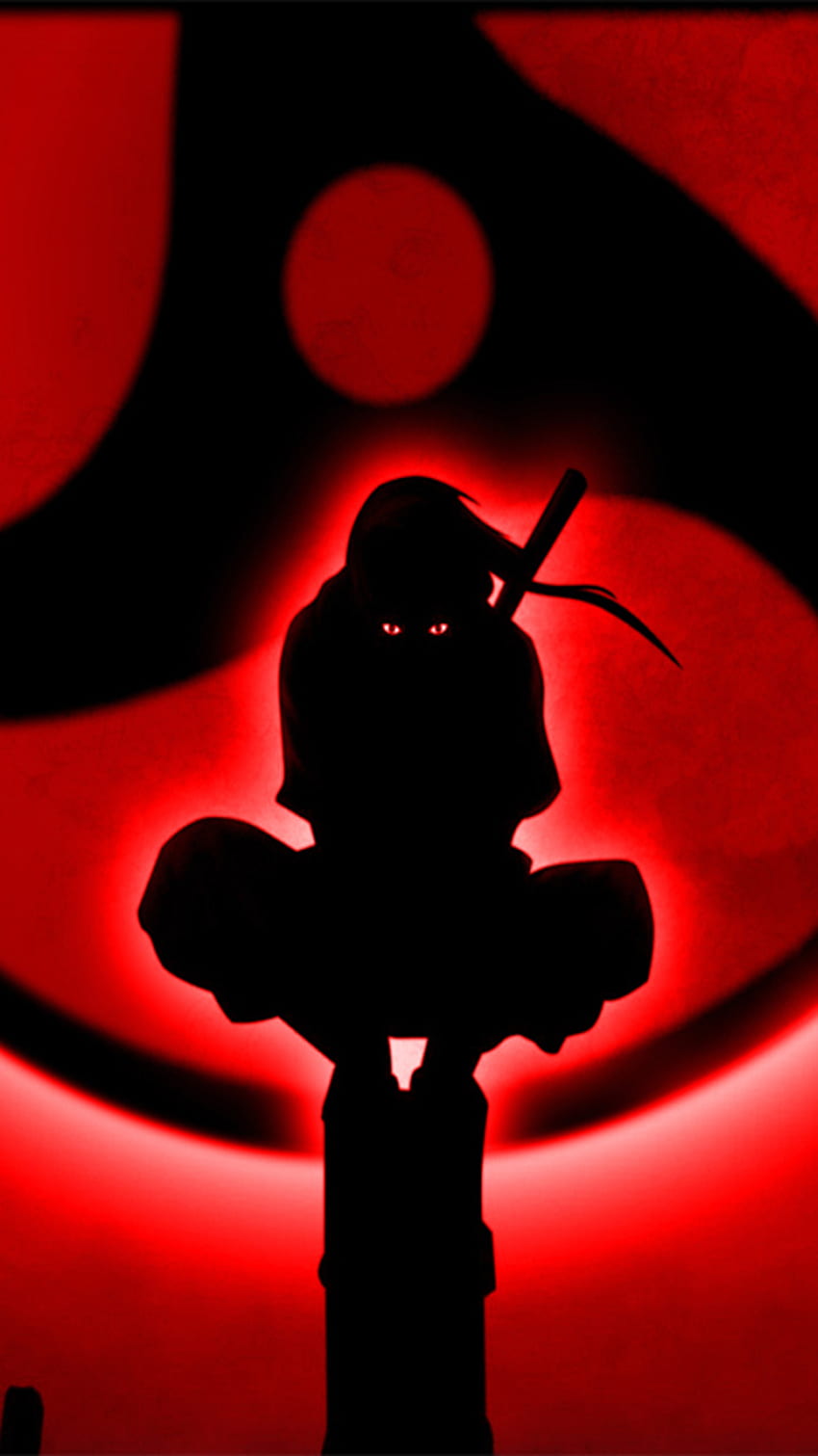 Itachi Uchiha, Rot, Anime, Naruto HD-Handy-Hintergrundbild