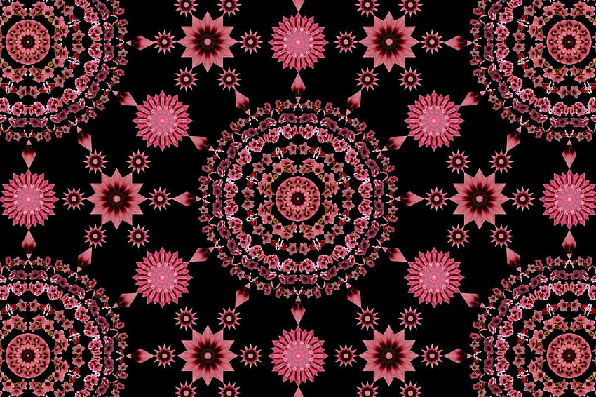 Latar Belakang Mandala. Boho Mandala, Mandala Pink Wallpaper HD