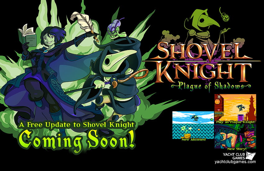 Shovel Knight: Plague of Shadows DLC coming to Wii U and 3DS | Nintendo: Review HD wallpaper