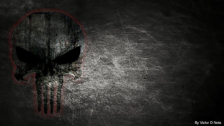 Der Punisher, patriotischer Schädel HD-Hintergrundbild