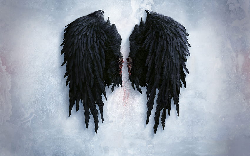 악마타천사날개 - Novocom.top, Lucifer Devil Wings HD 월페이퍼