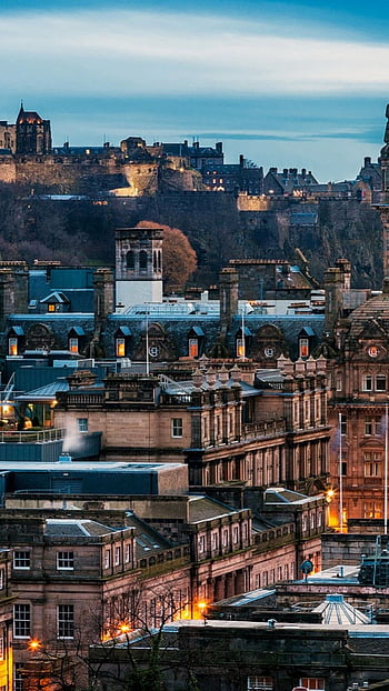 Lovely sunset in Edinburgh | Posters, Art Prints, Wall Murals | +250 000  motifs