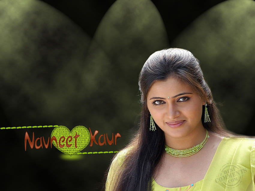 południowoindyjska bohaterka - hinduska aktorka Navneet Kaur - Tapeta HD