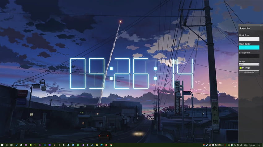 3D Digital Clock [Customisable] [Link in comments]: Lively, Cool Clock HD wallpaper