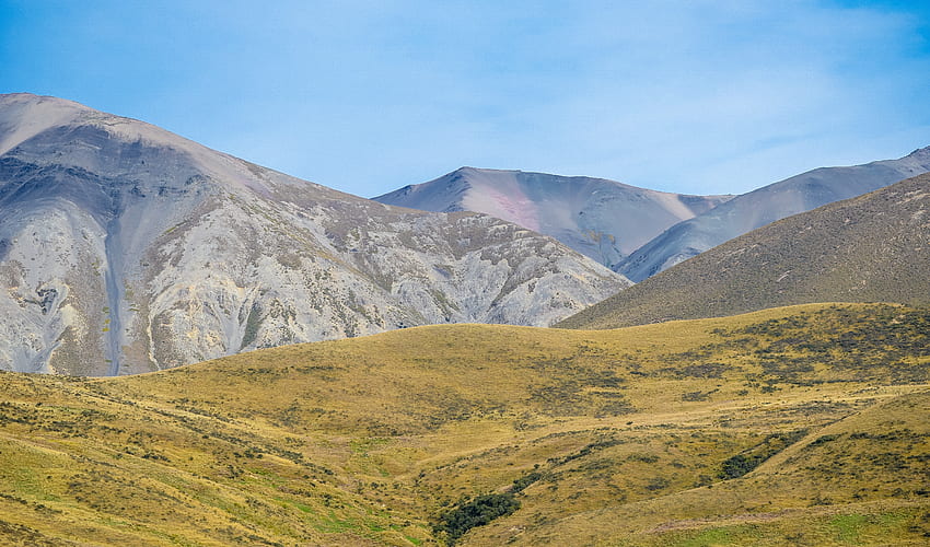 Naturaleza, Hierba, Montañas, Cordillera, Colina fondo de pantalla