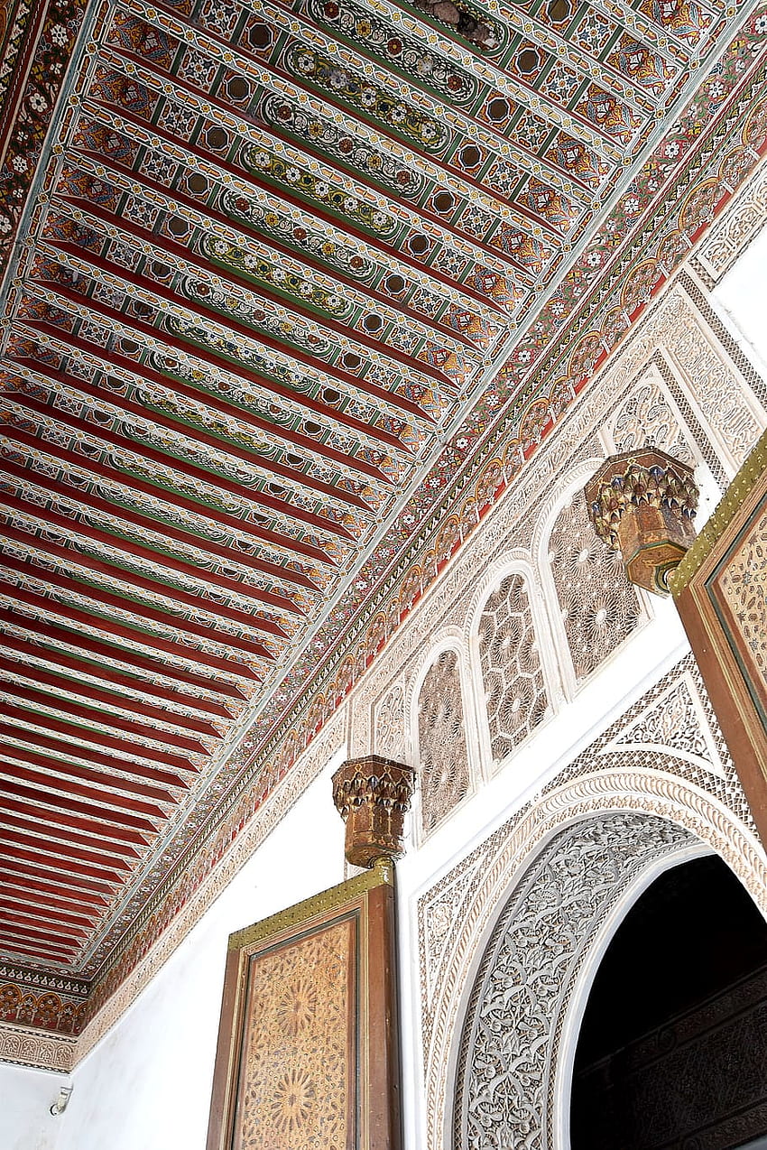 : morocco, marrakesh, palais de la bahiaa, africa, Marrakesch HD phone wallpaper