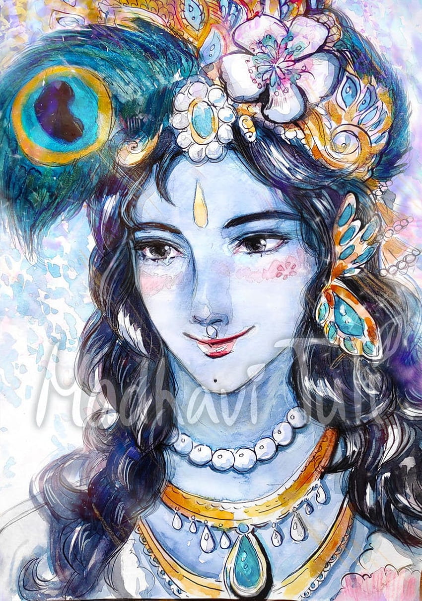 Share more than 114 krishna ji drawing
