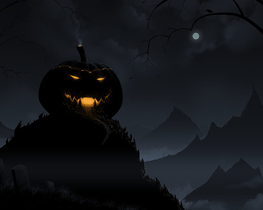 Halloween assustador 2012 . Abóboras, bruxas, teia de aranha, coleção de morcegos e fantasmas, noite do susto papel de parede HD