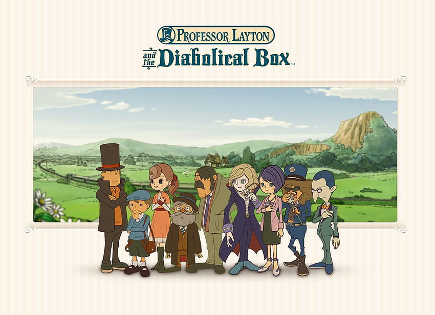 Professor Layton und die Diabolical Box - Videospiele HD-Hintergrundbild