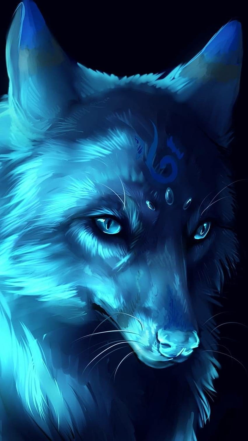 Galaxy Wolf Wilk Mityczne stworzenie Anime Cool, Mystical Fox Tapeta na telefon HD