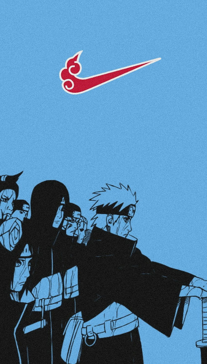 Nike AKATSUKI - Instagram Vargz7. Naruto iphone, Anime iphone, Cooler Anime, Kakashi Akatsuki HD-Handy-Hintergrundbild