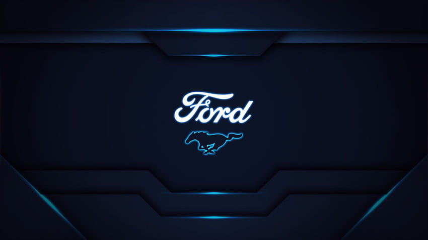 Logo Ford, logo Mustang Cobra Sfondo HD