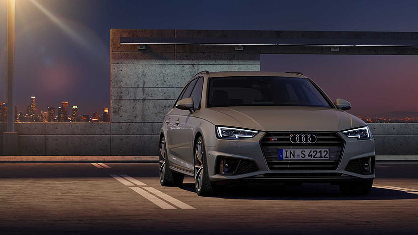 Audi S4 Avant TDI (Farbe: Quantengrau) Front HD-Hintergrundbild