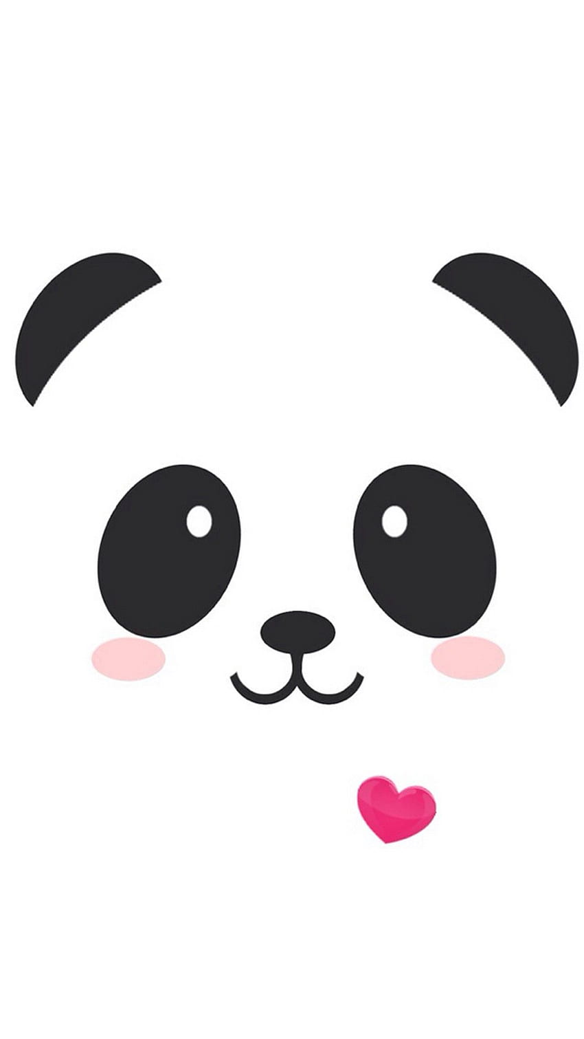 IPhone Cute Face Panda - Best iPhone . Panda , Kawaii , Cartoon ...