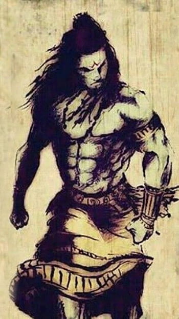 ArtStation  Lord Shiva sketch
