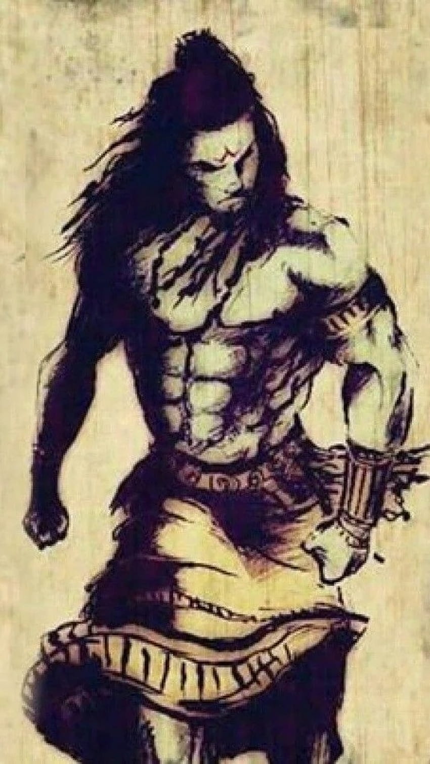 Prosenjit Shiva, Sketch, Lord Shiva HD phone wallpaper